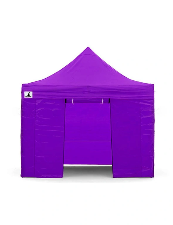 Gazebo Tent Marquee 3x3 PopUp Outdoor Wallaroo Purple, hi-res image number null