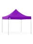 Gazebo Tent Marquee 3x3 PopUp Outdoor Wallaroo Purple, hi-res
