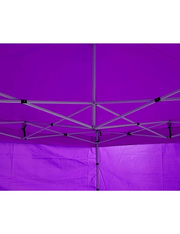 Gazebo Tent Marquee 3x3 PopUp Outdoor Wallaroo Purple, hi-res image number null