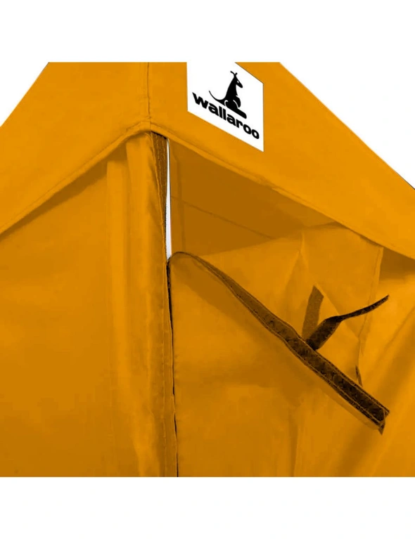 Gazebo Tent Marquee 3x4.5m PopUp Outdoor Wallaroo Orange, hi-res image number null