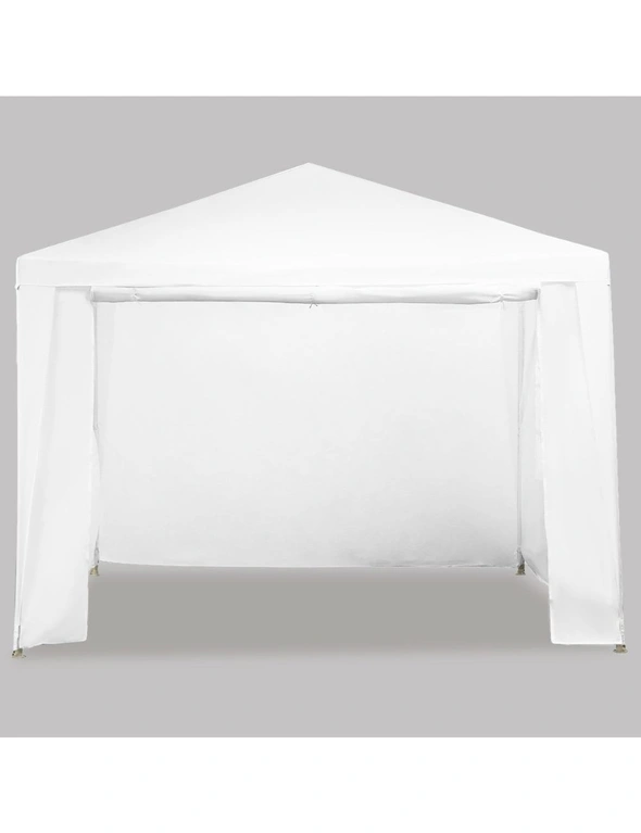3x3m Wallaroo Outdoor Party Wedding Event Gazebo Tent - White, hi-res image number null