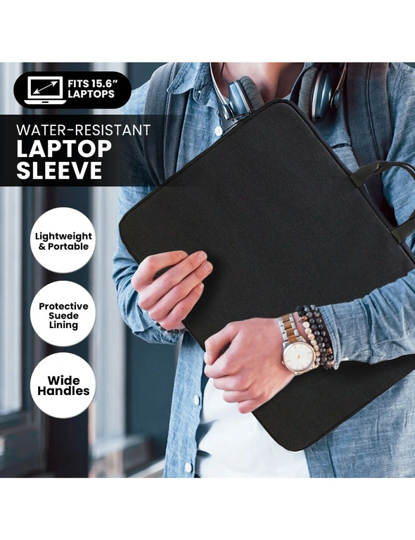 15.6â€ Water-Resistant Laptop Sleeve Bag, hi-res image number null