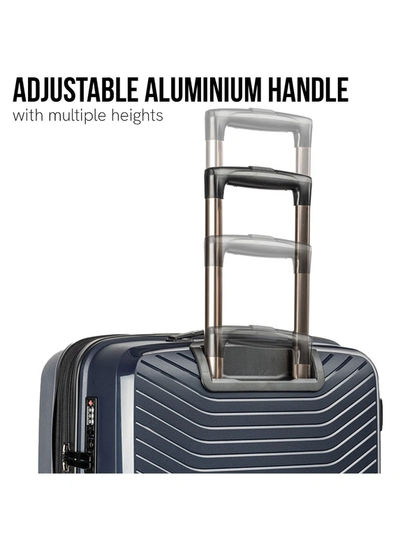 Olympus Astra 24in Lightweight Hard Shell Suitcase - Aegean Blue, hi-res image number null