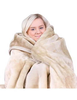 Laura Hill Faux Mink Blanket 800GSM Heavy Double-Sided