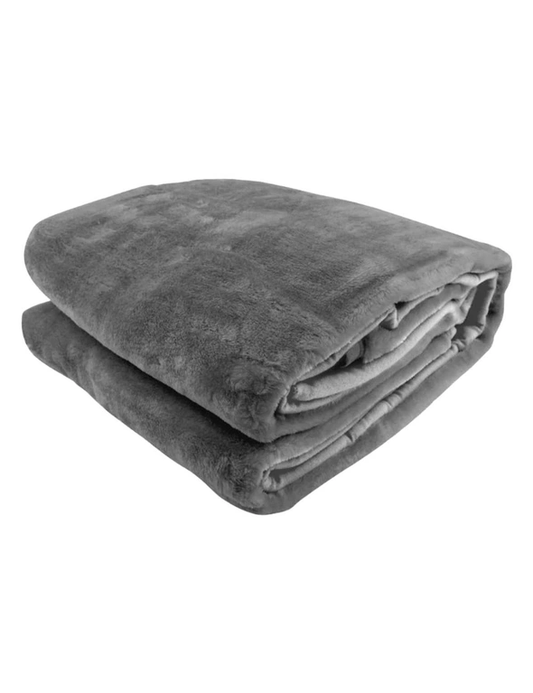 Laura Hill Faux Mink Blanket 800GSM Heavy Double-Sided, hi-res image number null