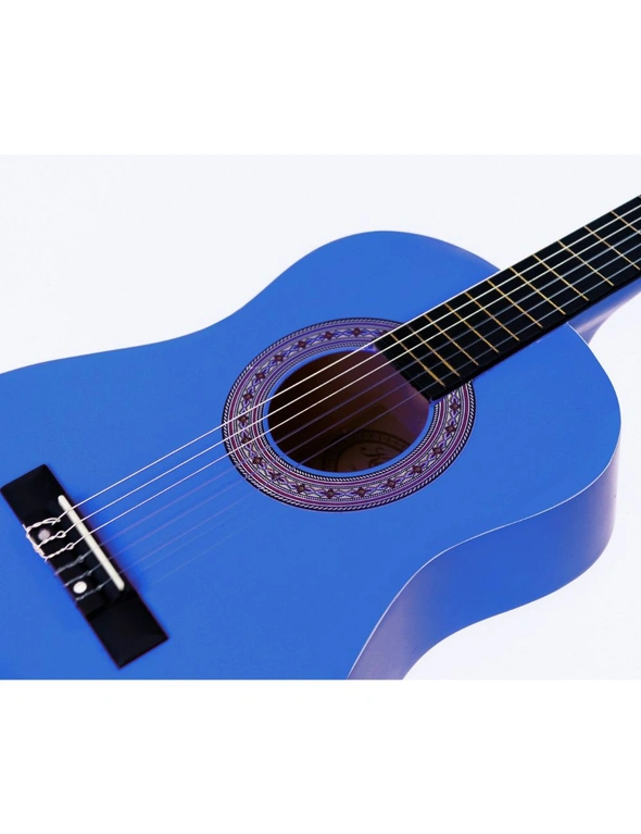 Karrera 34in Acoustic Children no cut Guitar - Blue, hi-res image number null