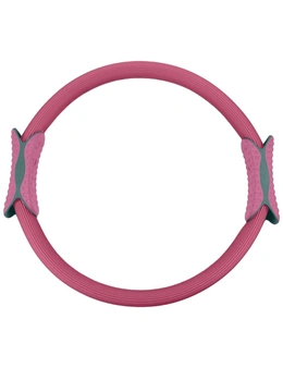 Powertrain Pilates Ring Band Yoga Home Workout Exercise Band Pink