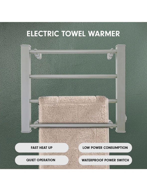 Pronti Heated Electric Towel Bathroom Rack EV-60, hi-res image number null