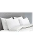 Duck Down Feather Pillow Twin Set - 1.3kg, hi-res