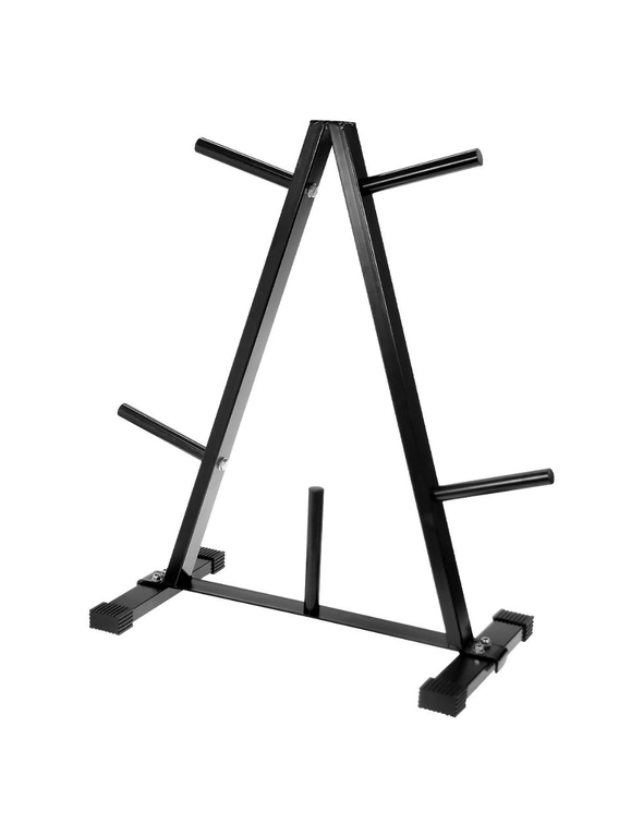Powertrain Weight Plates Storage Home Gym Rack, hi-res image number null