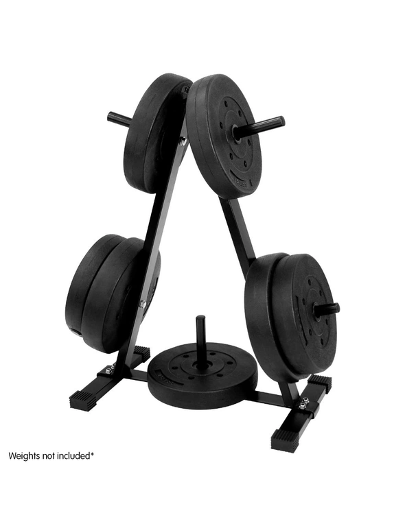 Powertrain Weight Plates Storage Home Gym Rack, hi-res image number null