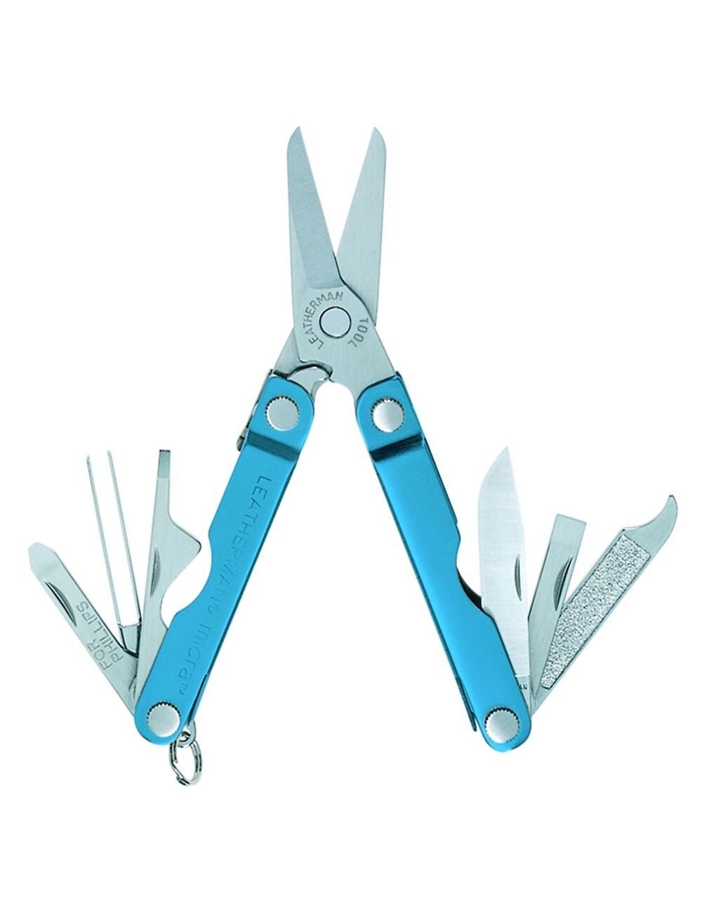 Leatherman Micra Blue Stainless Multi-Tool Scissors Knife