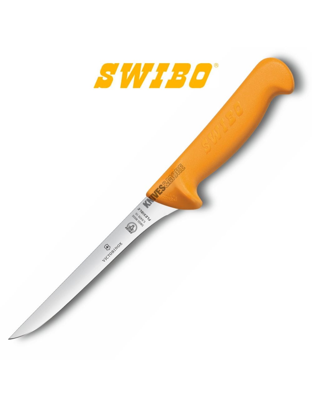 Victorionox Swibo Flexible Straight Boning Knife 16cm 5.8409.16 Butcher ...