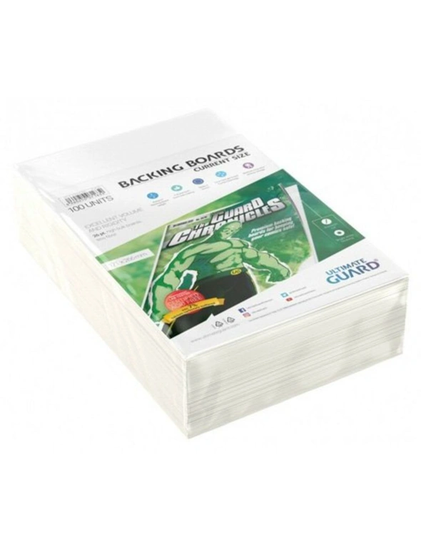 Ultimate Guard Comic Backing Boards 100pk, hi-res image number null