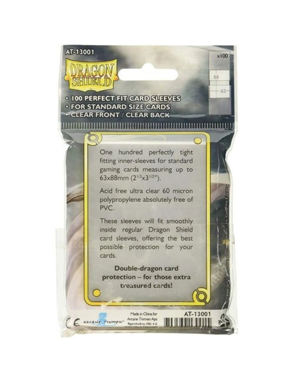 Dragon Shield - Perfect Fit - Standard Size Sleeves - 100(ct