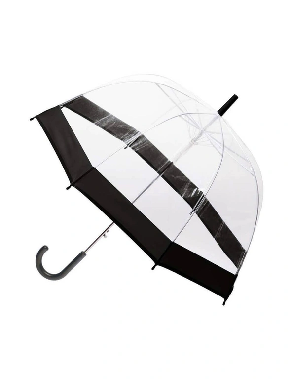 Brellerz Dome Auto Open Umbrella Clear with Black Trim, hi-res image number null
