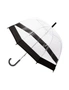 Brellerz Dome Auto Open Umbrella Clear with Black Trim, hi-res