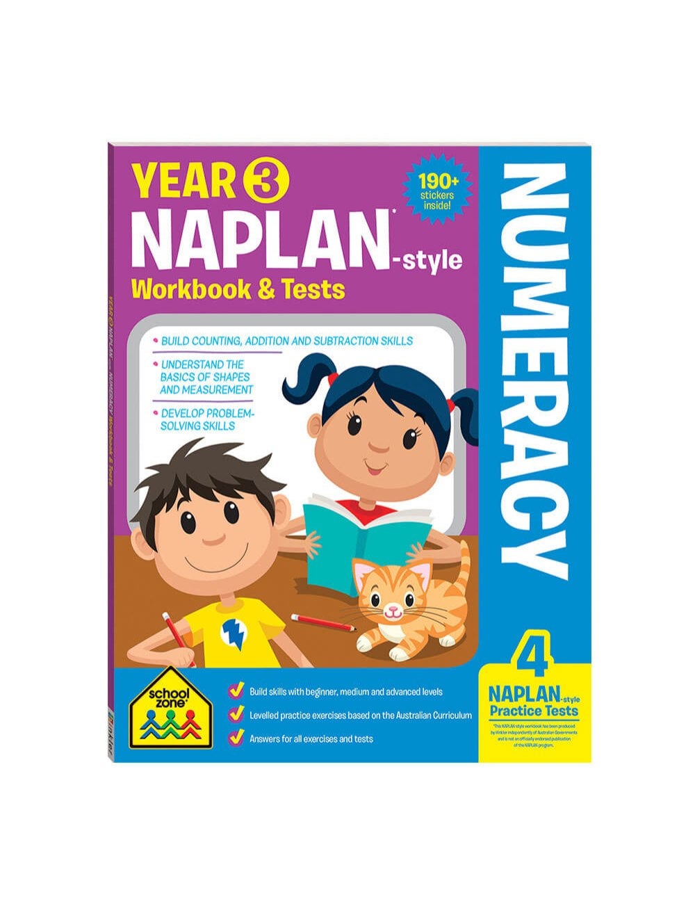 Schoolzone Naplan Year 3 Workbook And Tests Numeracy Crossroads 2475