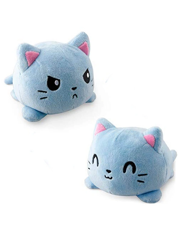 Reversible Cat Plushie - Russian Blue, hi-res image number null