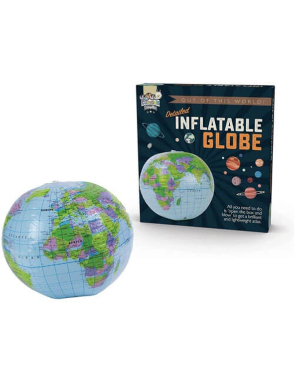 Funtime Detailed Inflatable Globe, hi-res image number null