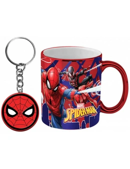 Marvel Coffee Mug and Keyring Pack - Spiderman