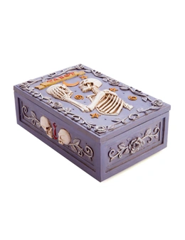 Luxurious Polyresin Tarot Box - Skeleton