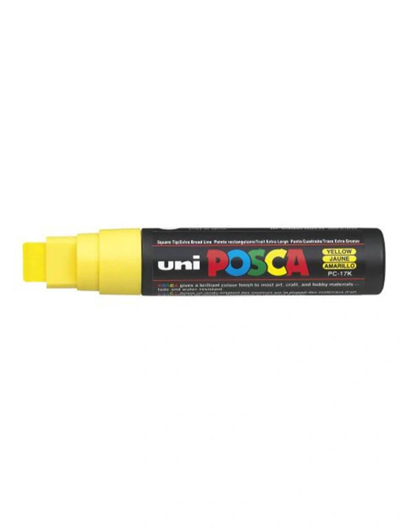 BLACK Uni Posca PC-17K Extra Broad Tip Paint Marker 15mm, hi-res image number null