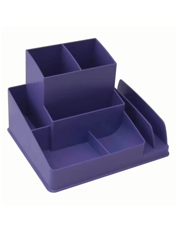 BLUEBERRY Italplast Durable Desk Organiser, hi-res image number null