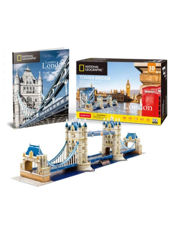 3D Puzzles National Geographic London Tower Bridge 120pcs, hi-res image number null