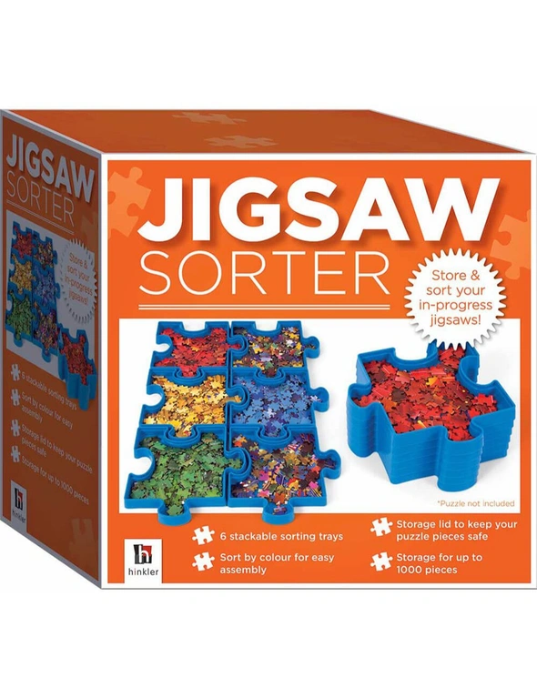 Jigsaw Puzzle Stackable Sorting Trays | Set of 6