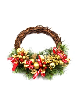 Christmas Cane Wreath Door Decoration