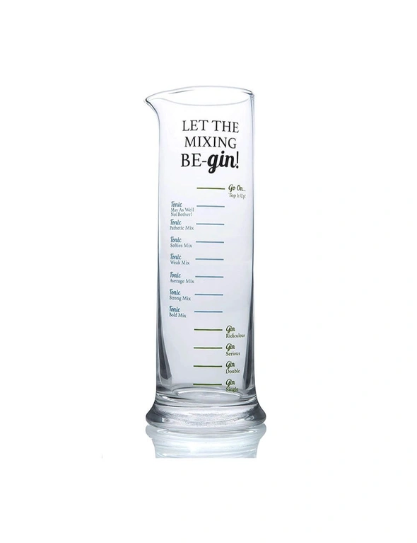 Let the Mixing Be Gin Measurement Glass, hi-res image number null