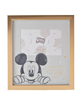 Disney Gold Edge Photo Frame (6x4in) - Mickey Mouse