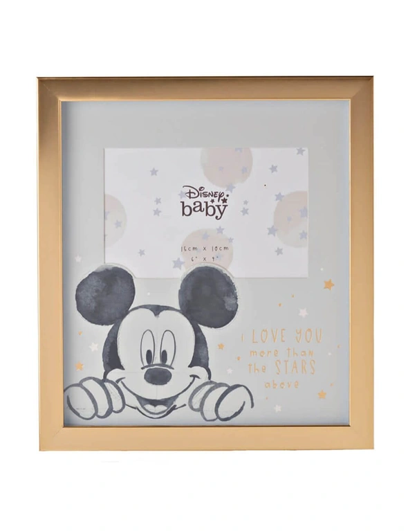 Disney Gold Edge Photo Frame (6x4in) - Mickey Mouse, hi-res image number null
