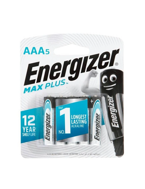 Energizer Max Plus Batteries 1.5V (5pk) - AAA, hi-res image number null