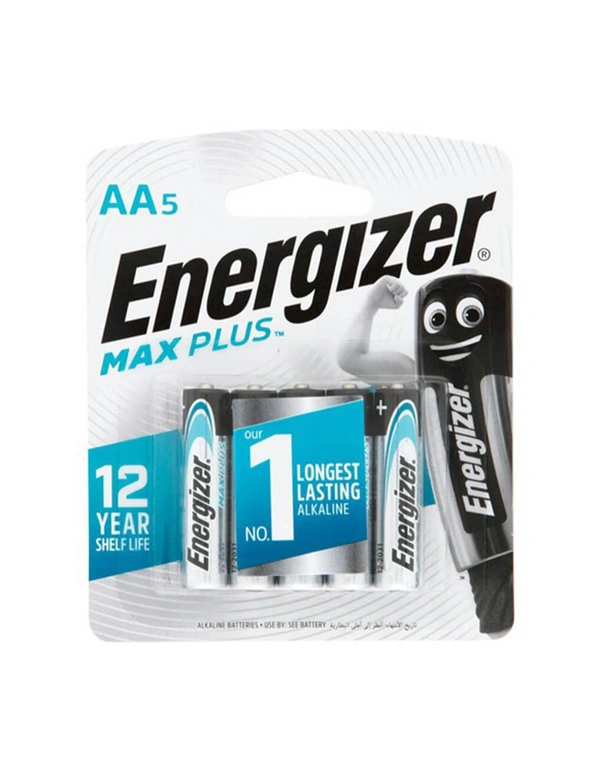 Energizer Max Plus Batteries 1.5V (5pk) - AA, hi-res image number null
