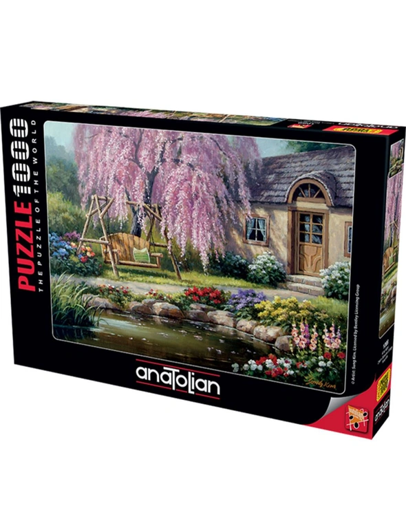 Anatolian Cherry Blossom Cottage Jigsaw Puzzle 1000pcs, hi-res image number null