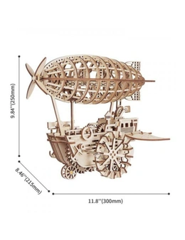 Robotime Mechanical Gears 3D Wooden Puzzle - Air Vehicle
