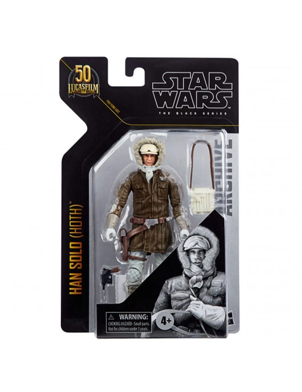 Star Wars The Black Series Archive Han Solo (Hoth) Figure, hi-res image number null