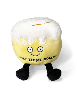 Punchkins They See Me Rollin Cinnamon Roll Plush