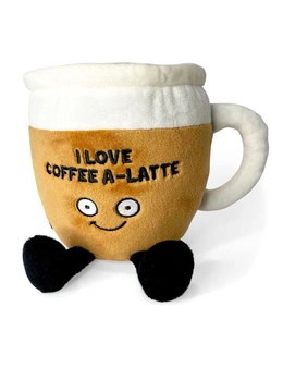 Punchkins I Love Coffee A-Latte Plush