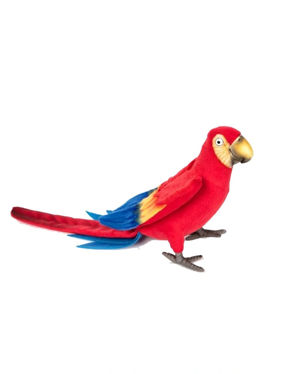 Realistic Macaw Bird Plush Toy 40cm (Scarlet), hi-res image number null