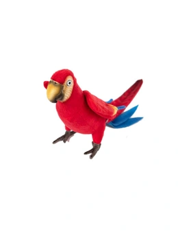 Realistic Macaw Bird Plush Toy 40cm (Scarlet)