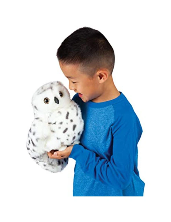 Owl Hand Puppet - Snowy, hi-res image number null