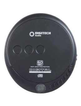 TechBrands Portable CD Player w/ 60 sec Anti-Shock