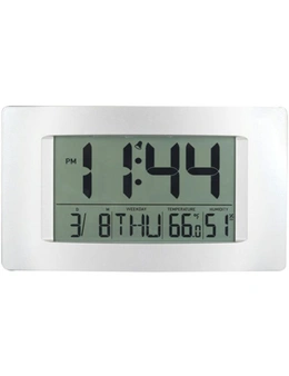 TechBrands Multi-Function LCD Wall Clock