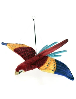 Hansa Flying Scarlet Macaw (76cm W)