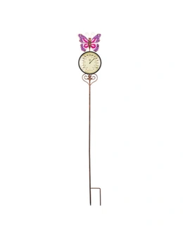 Regal Garden Decor Thermometer Stake - Butterfly