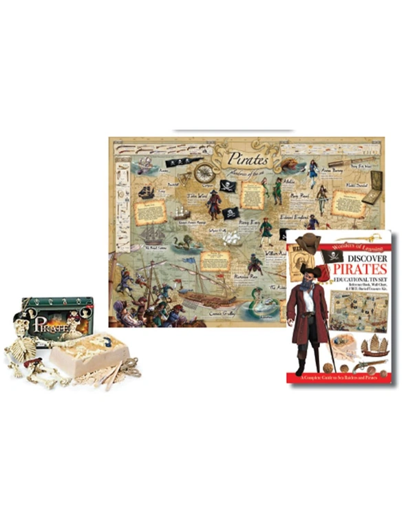Wonders of Learning Discover Pirates Tin Set, hi-res image number null