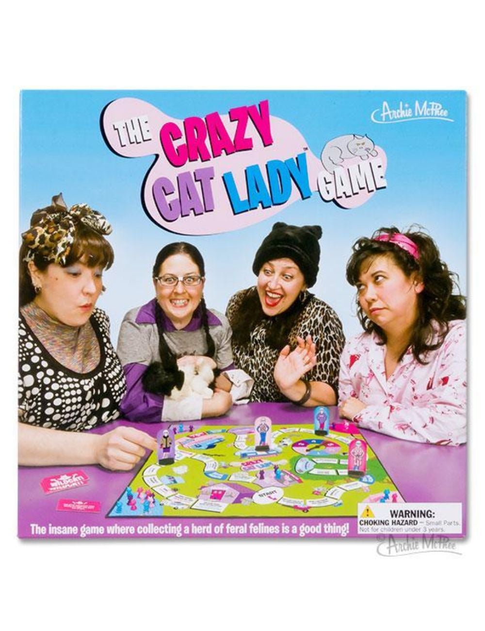 Archie McPhee Crazy Cat Lady Board Game | Rockmans